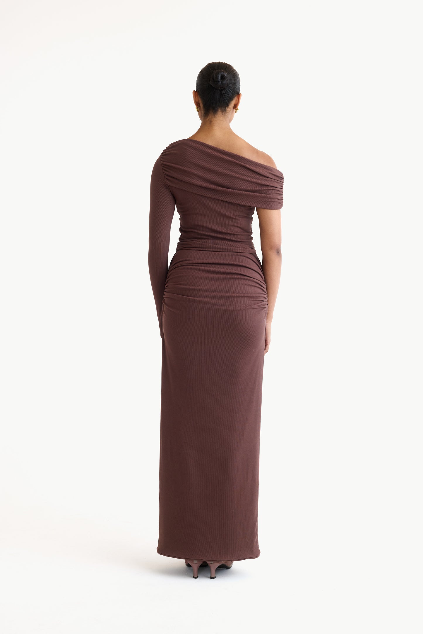 ASYMMETRIC RIBBED TOP