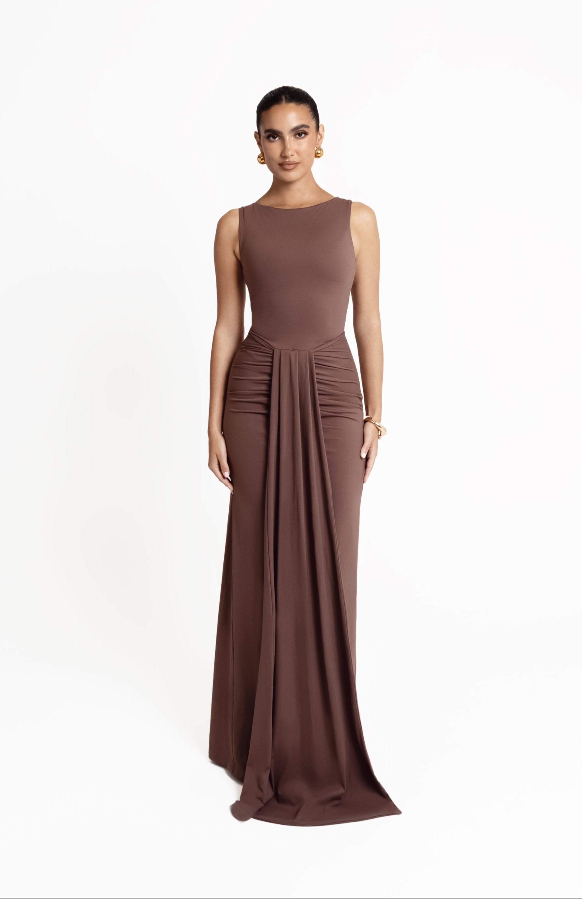 DRAPE MAXI DRESS - PRE-ORDER