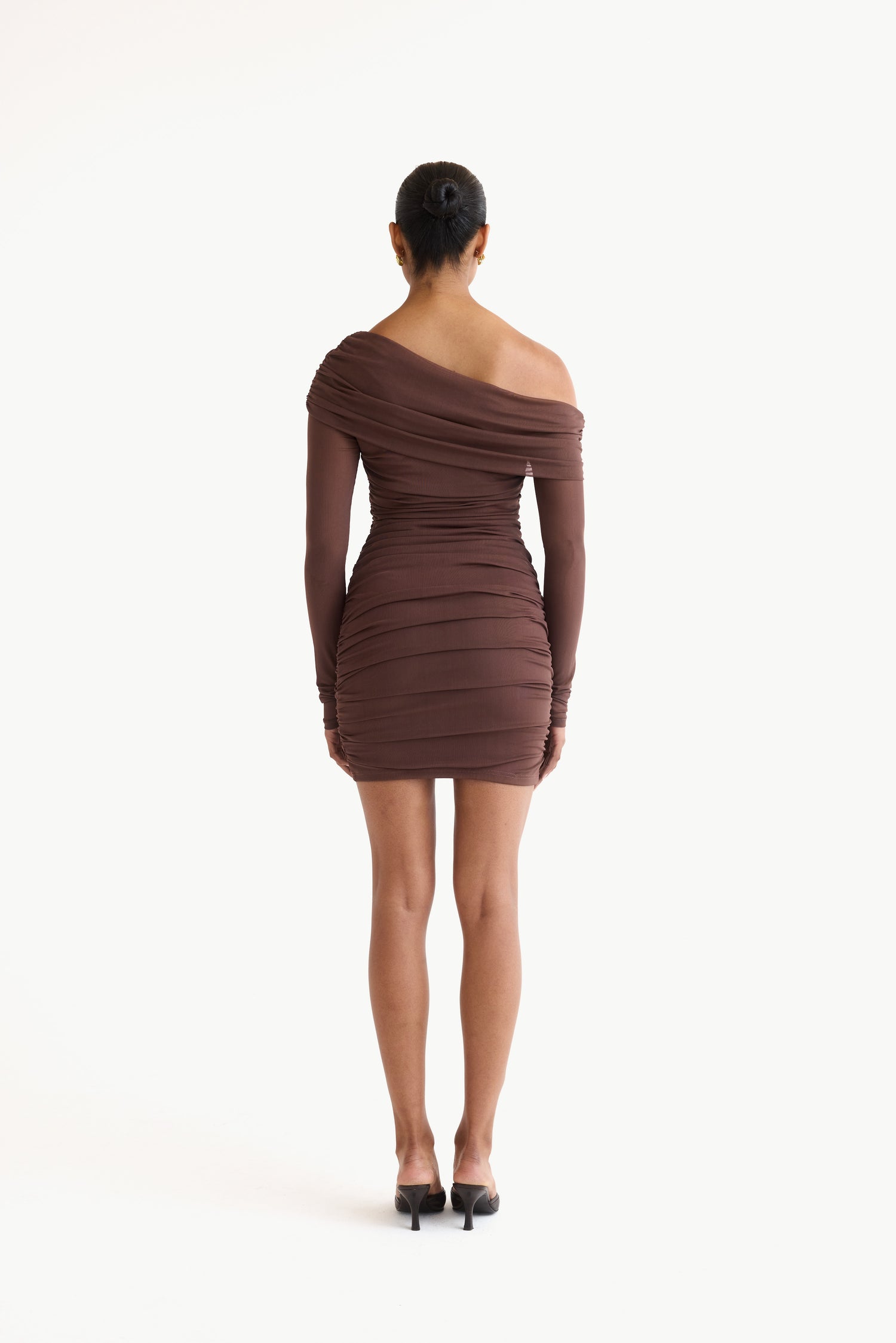 MESH MINI DRESS – BRNZ MESH MINI DRESS – BRNZ